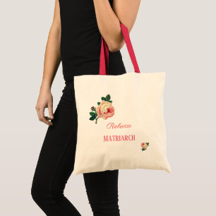 Personalisierte Rose Tragetasche