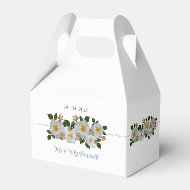 Personalisierte Rosen Geschenkschachtel (Vorderseite)