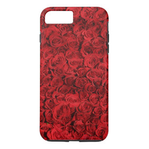 Personalisierte Rote Rosen anpassen iPhone 8 Plus/7 Plus Hülle