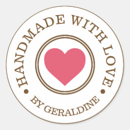 Personalisierte Round Stickers