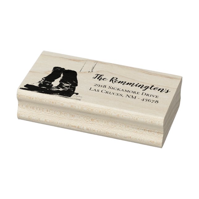 Personalisierte Rücksendeadresse Briefmarke Boost  Gummistempel (Stempel)