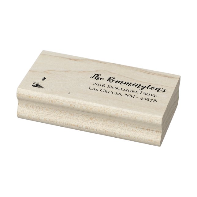 Personalisierte Rücksendeadresse Briefmarke Sonnta Gummistempel (Stempel)