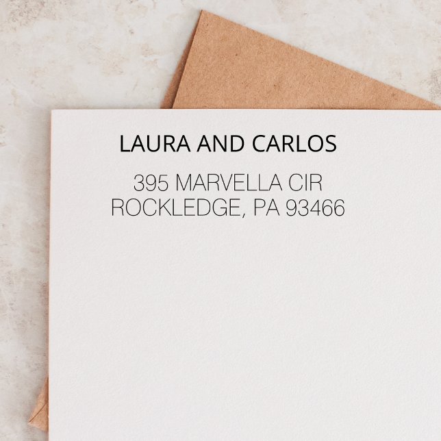 Personalisierte Rücksendeadresse Hochzeit speicher Permastempel (Von Creator hochgeladen)