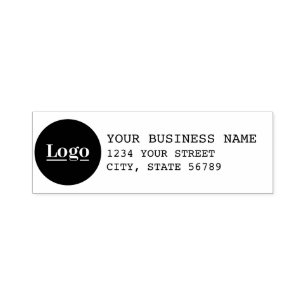 Personalisierte Rücksendeadresse mit Logo Permastempel
