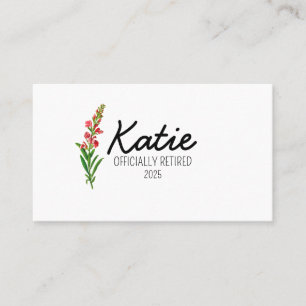 Personalisierte Ruhestand Geschenke für Frauen,Ruh Visitenkarte