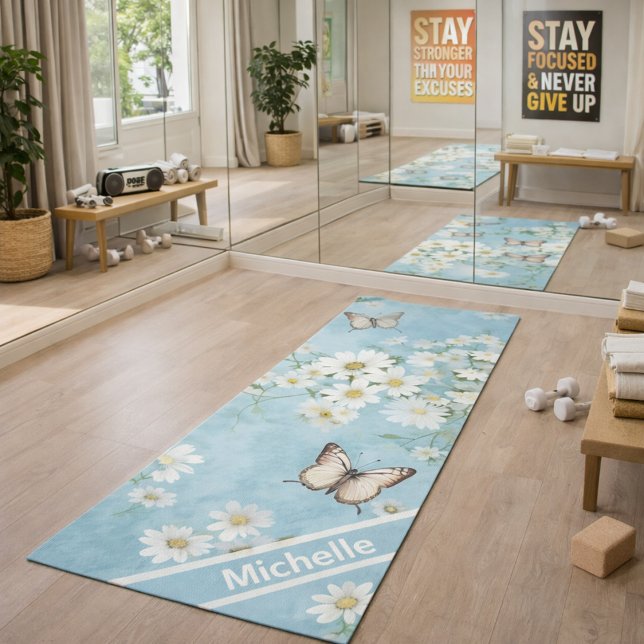 Personalisierte ruhige Blooms Yogamatte (Von Creator hochgeladen)