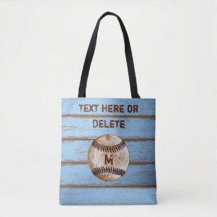 Personalisierte rustikale Baseball-Tasche mit Ship