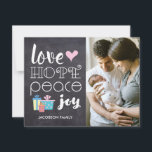 Personalisierte rustikale Weihnachtskarte Feiertagskarte<br><div class="desc">Die Einführung der "Chalkboard Charm", einer wunderschön gestalteten rustikalen und eleganten, flachen Weihnachtskarte, die das Wesen der Urlaubssaison erobert. Diese Karte ist der perfekte Weg, um Ihre festlichen Grüße zu senden, die Wärme der Erinnerungen mit der Freude der Ferien kombiniert. Die Karte ist mit einem atemberaubenden Chalkboard-Hintergrund versehen, was ihr...</div>