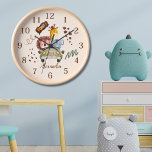Personalisierte Safari Uhr<br><div class="desc">Stellen Sie Ihrer Wohngestaltung eine schöne und personalisierte Touch mit unserer Personalisierten Safari Animals Clock! Diese bezaubernde Uhr zeigt bezaubernde Aquarellbilder von Safari-Tieren, von denen jeder Charakter und Charme ausstrahlt. Von majestätischen Löwen bis hin zu spielerischen Elefanten, jedes Detail ist sorgfältig in lebhaften Tönen gestaltet und schafft so einen faszinierenden...</div>