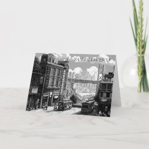 Personalisierte San Francisco Card Feiertagskarte