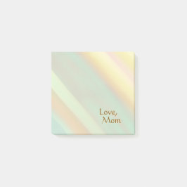 Personalisierte sanfte Pastellfarben Post-it Klebezettel
