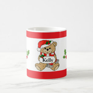 Personalisierte Sankt-Weihnachtsbärn-Kaffee-Tasse Tasse