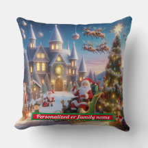 Personalisierte SANTA CLAUS CHRISTMAS FARBFARBIG