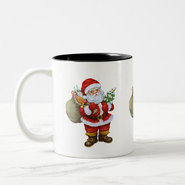 Personalisierte Santa Tasse (Links)