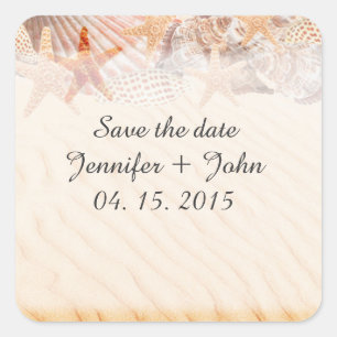 Personalisierte Save the Date Aufkleber