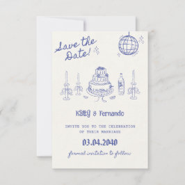 Personalisierte Save the Date Einladung