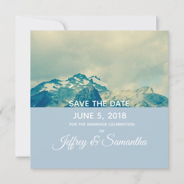 Personalisierte Save the Date Karte (Vorderseite)