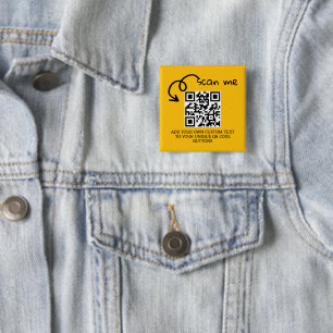 Personalisierte, scannable Website mit QR-Code Button