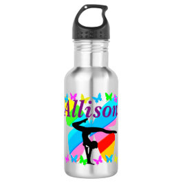 PERSONALISIERTE SCHALTFLÄCHE GYMNASTICS WASSERFLAS EDELSTAHLFLASCHE