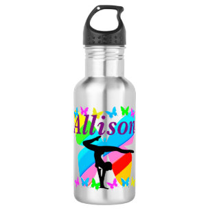 PERSONALISIERTE SCHALTFLÄCHE GYMNASTICS WASSERFLAS EDELSTAHLFLASCHE