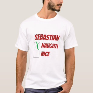 Personalisierte schändliche Weihnachtsneuheit T-Shirt