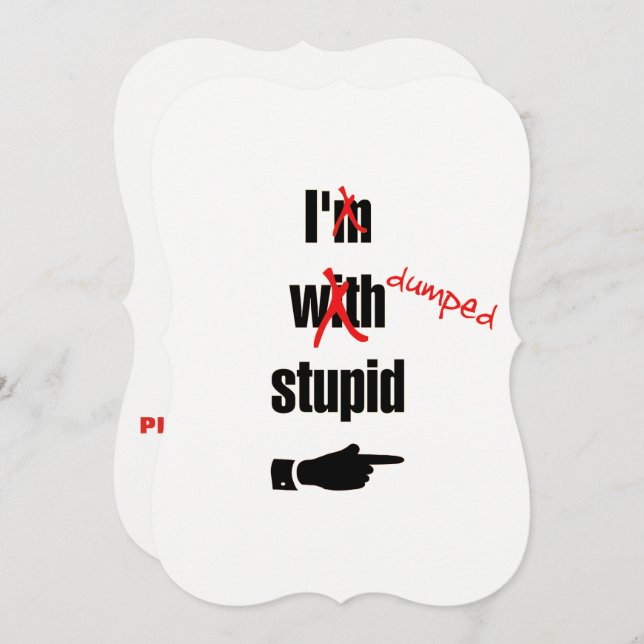 Personalisierte Scheidung| Funny Girls Night Out P Einladung (Vorne/Hinten)