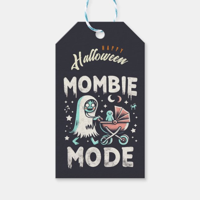 Personalisierte Schenkungmarke "Mombie Mode" Geschenkanhänger (Vorderseite)