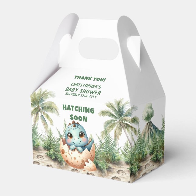 Personalisierte Schläge bald Baby Danke Box Geschenkschachtel (Vorderseite)