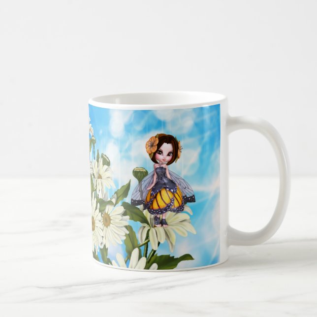 Personalisierte Schmetterlings-Fee-Tasse Tasse (Rechts)