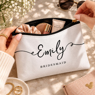 Personalisierte Schminktasche Brautjungfern Gesche Zubehörtasche