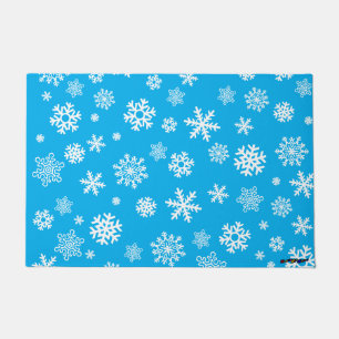 Personalisierte Schneeflocken Türmatte