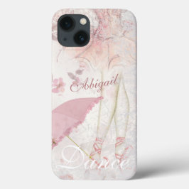 Personalisierte schöne gestrichene Ballerina Pink  Case-Mate iPhone Hülle