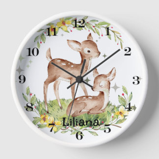 Personalisierte schöne Städte in der Waldmauer im  Uhr