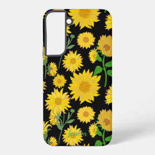 Personalisierte, schöne und lebendige Sonnenblume Samsung Galaxy Hülle