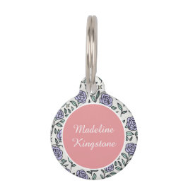 Personalisierte Schönheits-Bestie Gartenrose Lila Haustiermarke