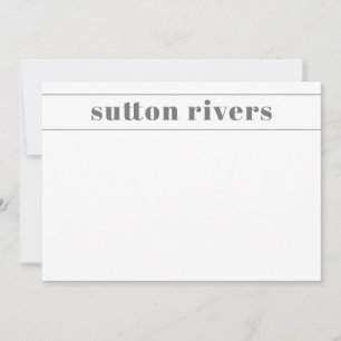 personalisierte Schreibwaren Mitteilungskarte