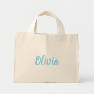Personalisierte Schriftname-Tragetasche Mini Stoffbeutel