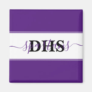 Personalisierte Schul-Farbenblock  Magnet