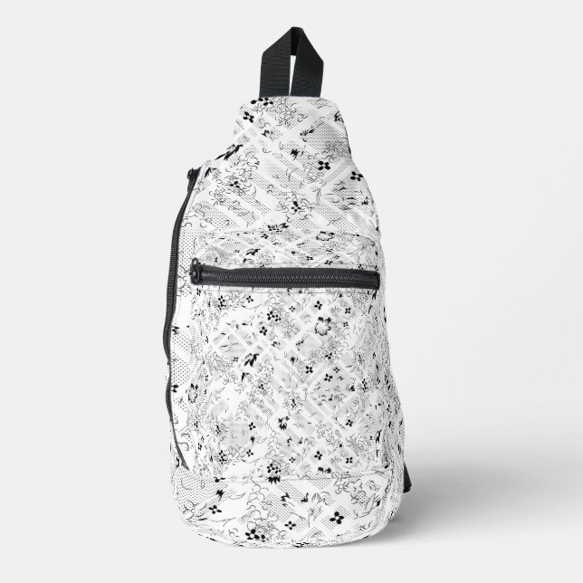 Personalisierte Schulsachen Crossbody Bag (Vorderseite)
