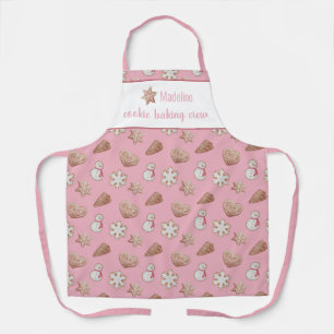Personalisierte Schürze Cookie Baking Crew Stern