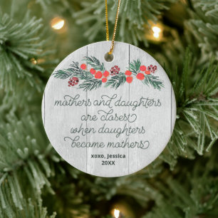 Personalisierte Schwangerschaft Keramik Ornament