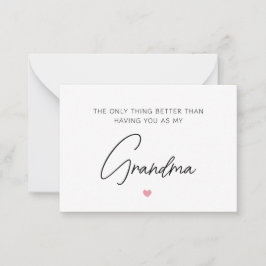 Personalisierte Schwangerschaftsankündigung Großel Mitteilungskarte