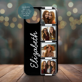 Personalisierte Schwarz-Weiß-Fotosammlungsplattfor Case-Mate iPhone Hülle