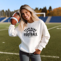 Personalisierte Schwarz-Weiß-Fußball-Mama