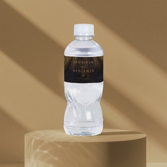 Personalisierte schwarze Flaschenmarken Wasserdich Wasserflaschenetikett (Von Creator hochgeladen)