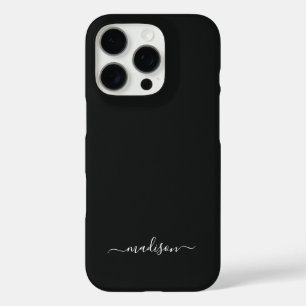 Personalisierte schwarze Handyhülle mit individuel iPhone 16 Pro Hülle