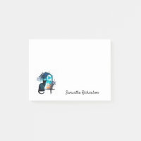 Personalisierte Schwarze Katze Moon Silhouette