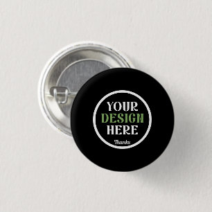 Personalisierte schwarze Logo-QR-Code-Geschäftsver Button