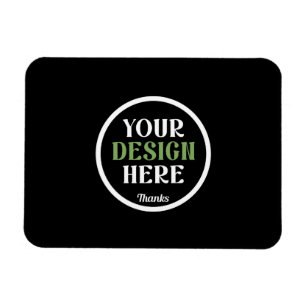 Personalisierte schwarze Logo-QR-Code-Geschäftsver Magnet