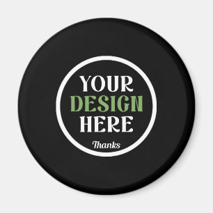 Personalisierte schwarze Logo-QR-Code-Geschäftsver Magnet